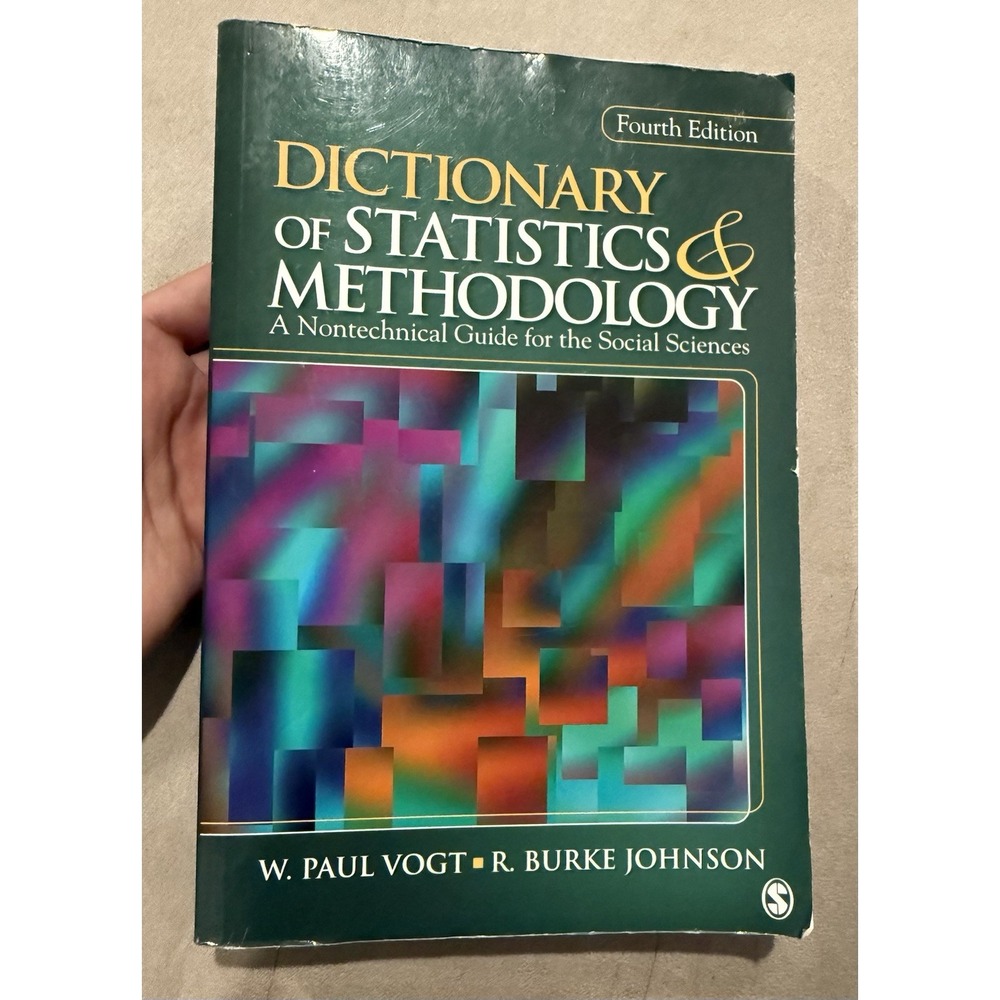 Dictionary of Statistics & Methodology: A Nontechnical Guide for the Social Scie